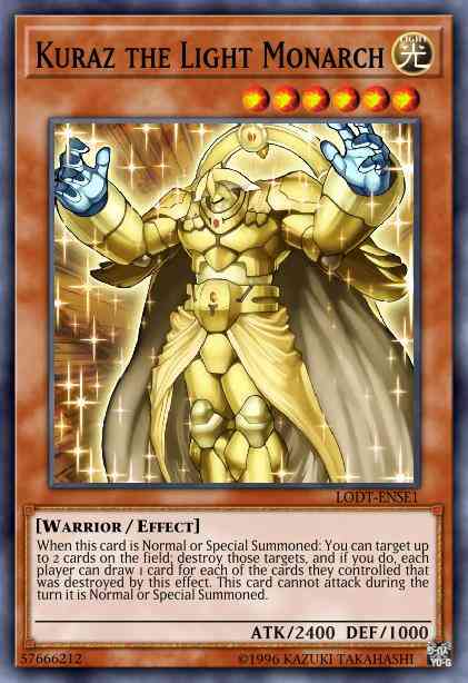 Kuraz the Light Monarch (Purple) - DL16-EN004 - Rare - Unlimited