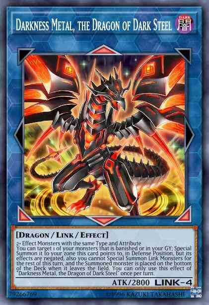 Darkness Metal, the Dragon of Dark Steel - BLAR-EN047 - Secret Rare - 1st Edition