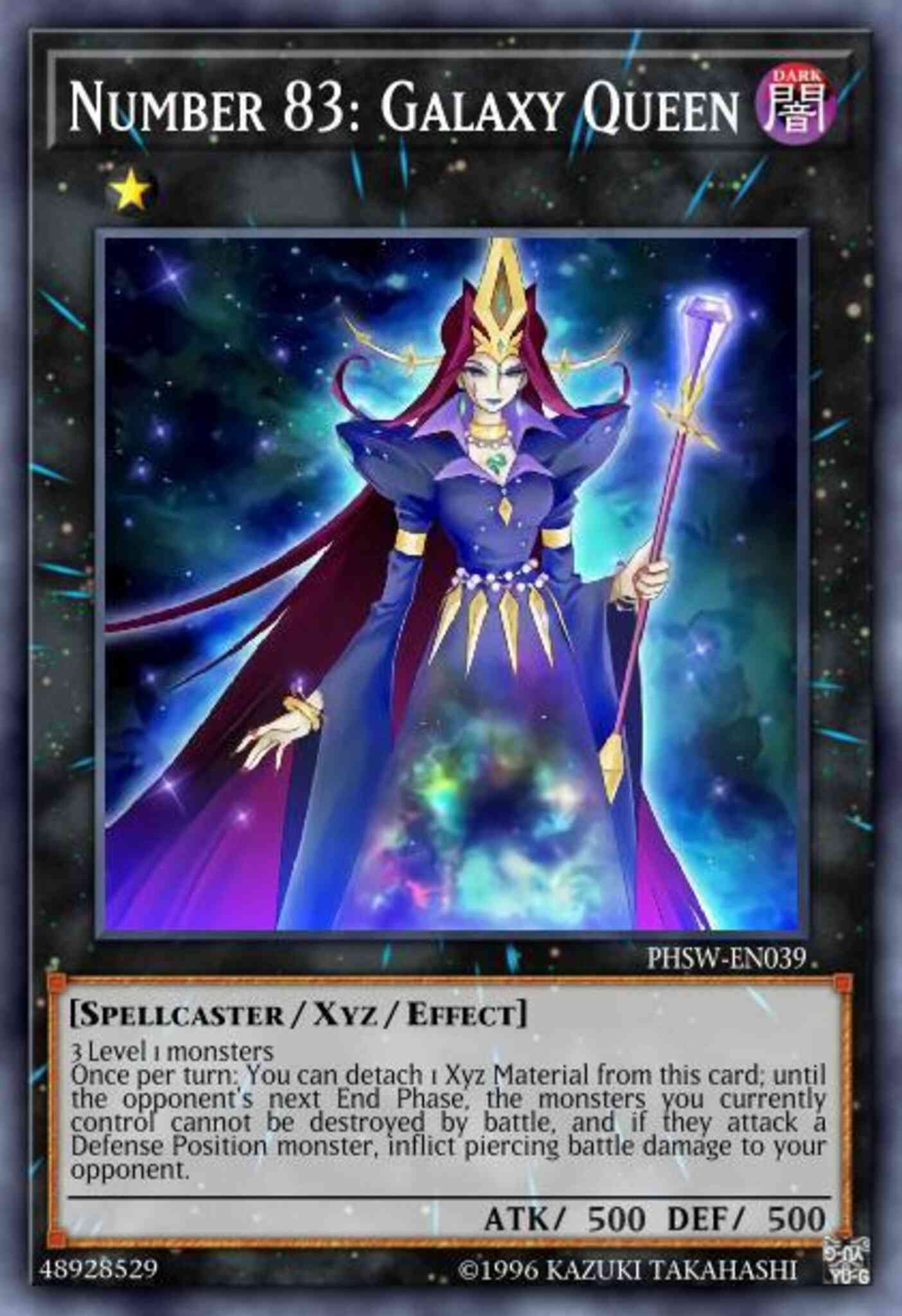 Number 83: Galaxy Queen - PHSW-EN039 - Super Rare - 1st Edition