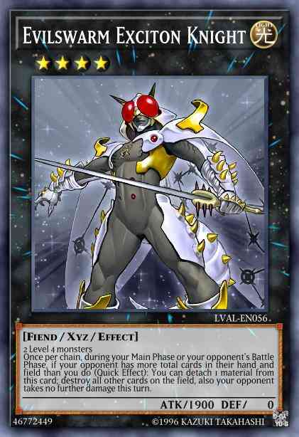 Evilswarm Exciton Knight - LVAL-EN056 - Secret Rare - Unlimited