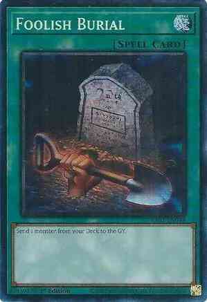 Foolish Burial - RA02-EN049 - Prismatic Collector's Rare - 1st Edition
