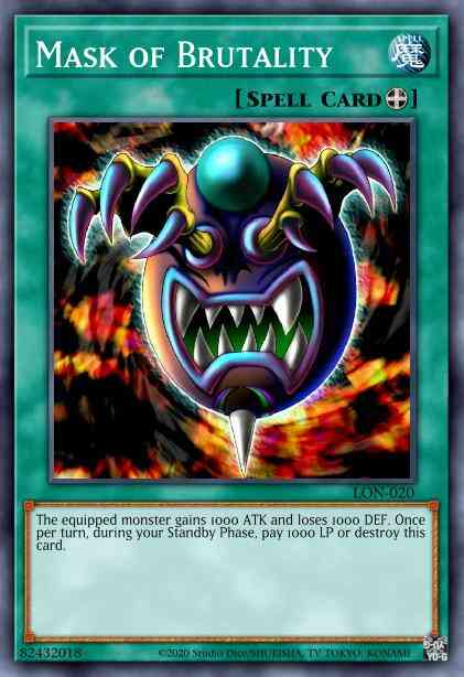 Mask of Brutality - BP03-EN137 - Common - 1st Edition