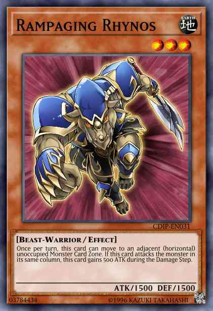 Rampaging Rhynos - CDIP-EN031 - Ultimate Rare - 1st Edition