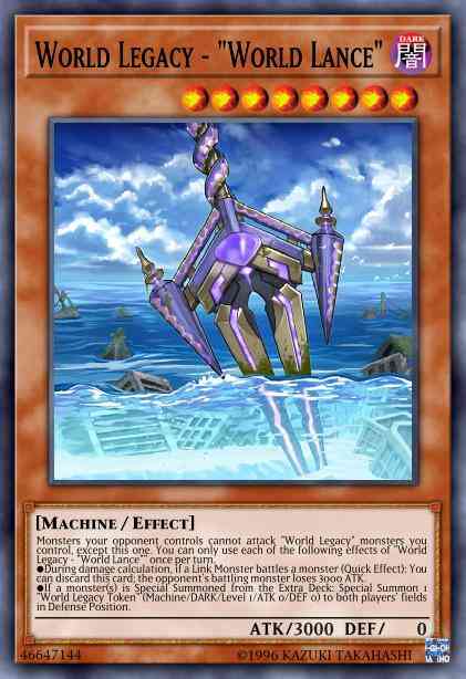 World Legacy - "World Lance" - GEIM-EN058 - Rare - 1st Edition