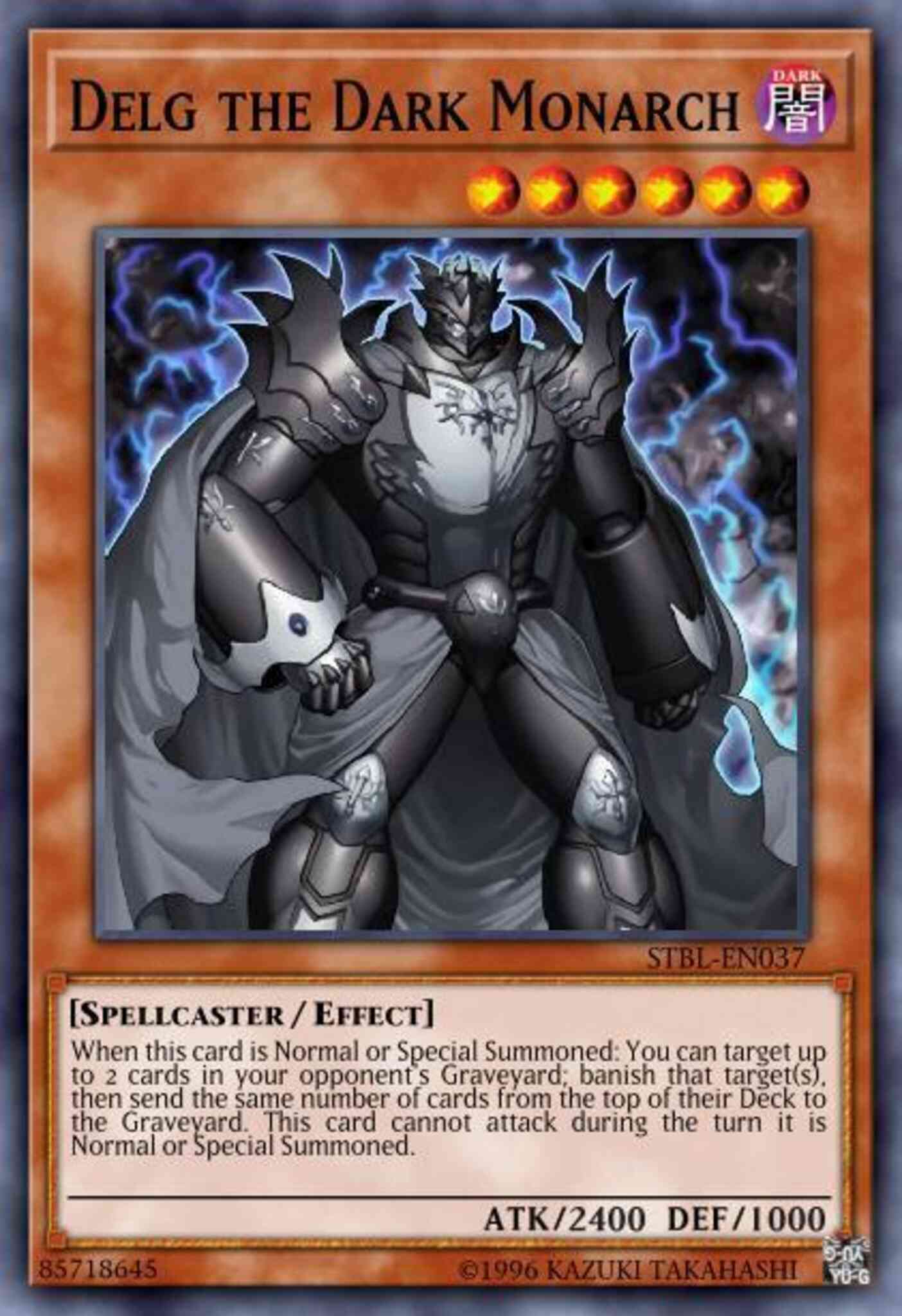 Delg the Dark Monarch (Green) - DL17-EN009 - Rare - Unlimited