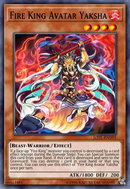 Fire King Avatar Yaksha - JOTL-EN095 - Super Rare - Unlimited