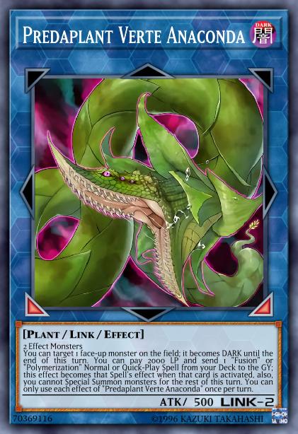 Predaplant Verte Anaconda - DUOV-EN021 - Ultra Rare - 1st Edition