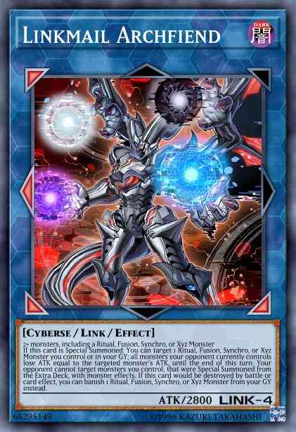 Linkmail Archfiend - MP20-EN125 - Rare - 1st Edition