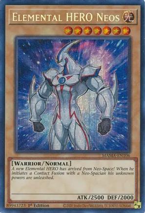 Elemental HERO Neos - MAMA-EN106 - Pharaoh Secret Rare - 1st Edition