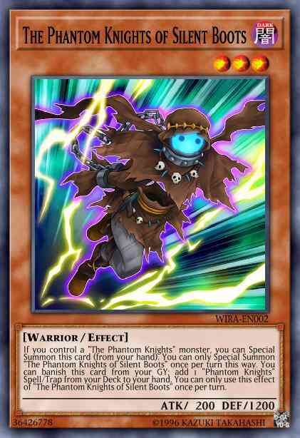 The Phantom Knights of Silent Boots - WIRA-EN002 - Super Rare - 1st Edition