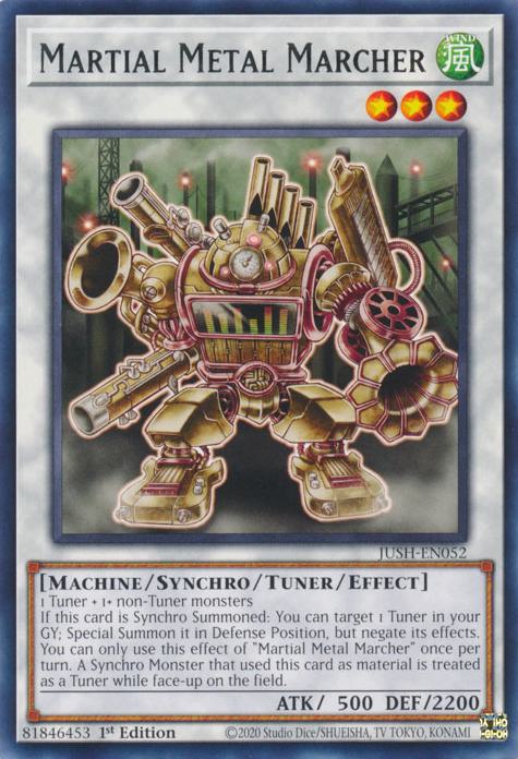 Martial Metal Marcher - JUSH-EN052 - Rare - 1st Edition