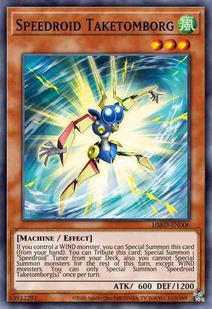 Speedroid Taketomborg - HSRD-EN006 - Super Rare - 1st Edition