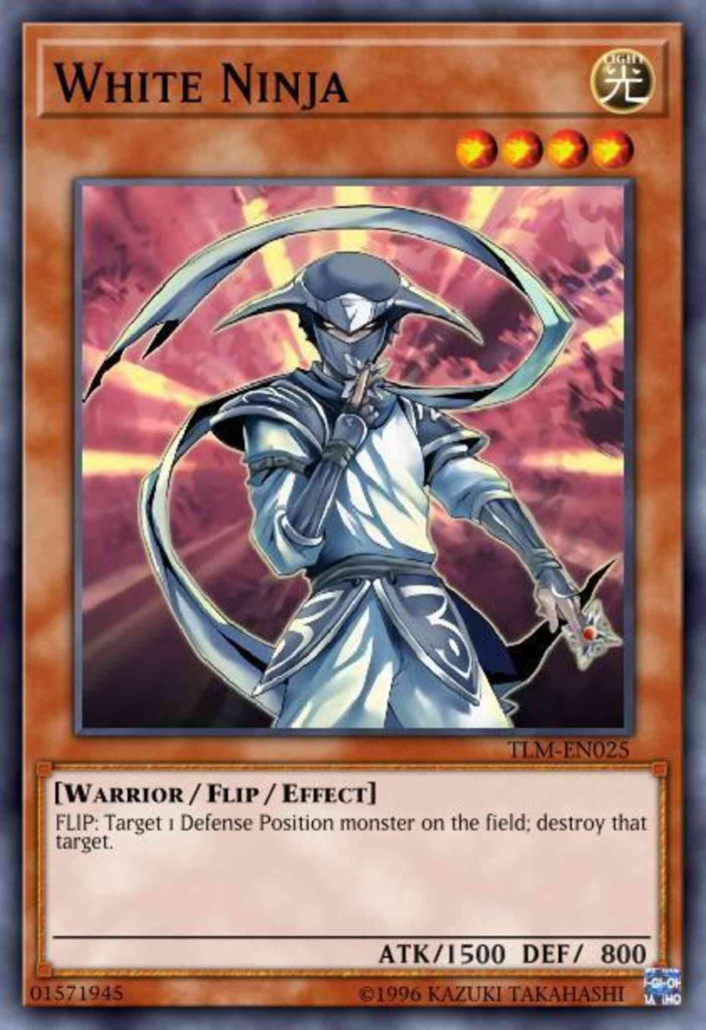 White Ninja (Purple) - DL13-EN009 - Rare - Unlimited