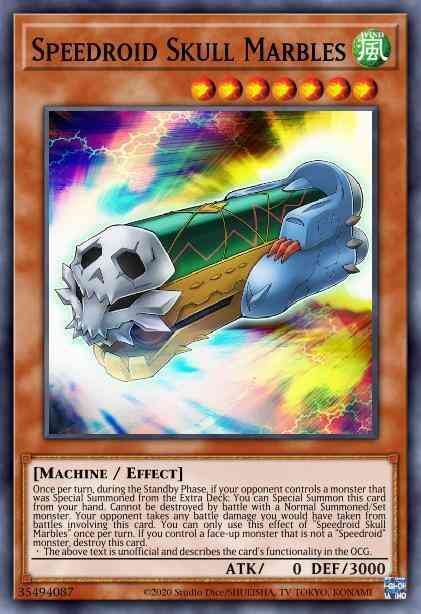 Speedroid Skull Marbles - MACR-EN006 - Common - Unlimited