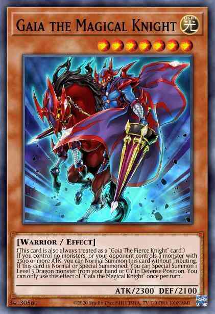 Gaia the Magical Knight - ROTD-EN001 - Super Rare - 1st Edition