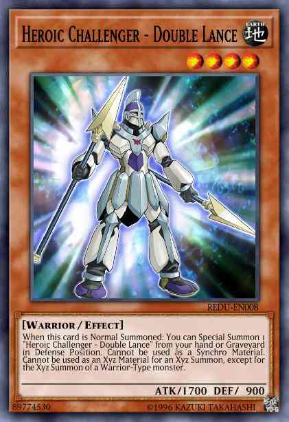 Heroic Challenger - Double Lance - REDU-EN008 - Rare - Unlimited