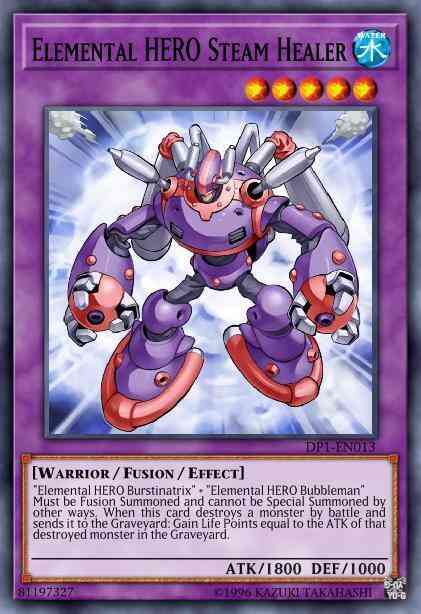 Elemental HERO Steam Healer - DP1-EN013 - Ultra Rare - Unlimited