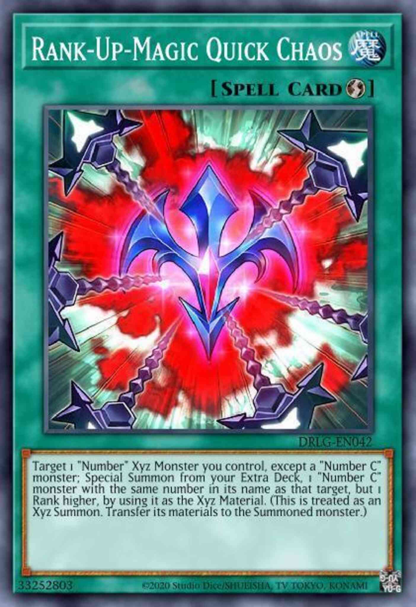 Rank-Up-Magic Quick Chaos - DRLG-EN042 - Secret Rare - Unlimited