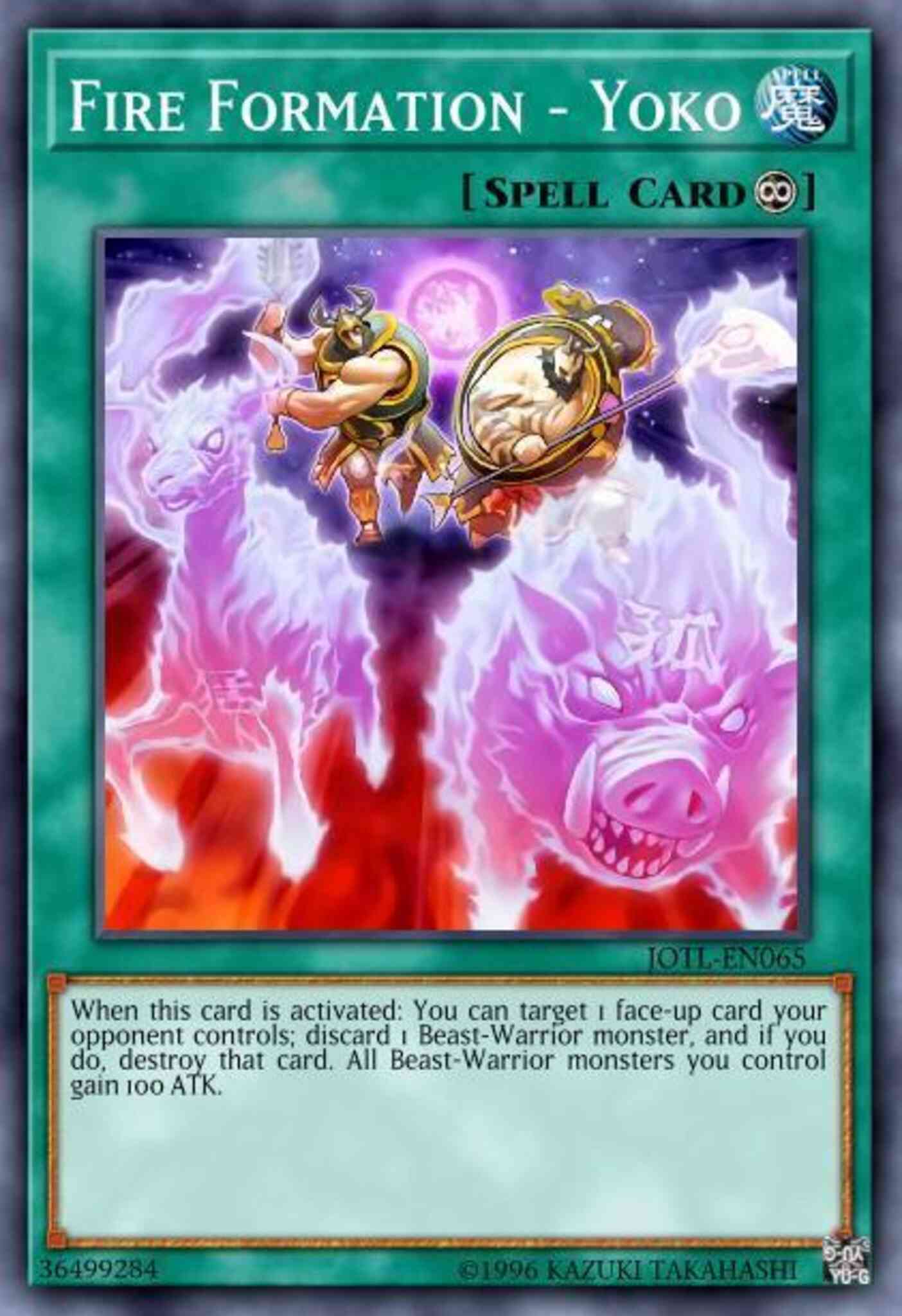 Fire Formation - Yoko - JOTL-EN065 - Super Rare - Unlimited