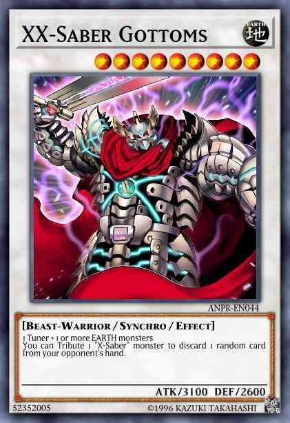 XX-Saber Gottoms - ANPR-EN044 - Ultimate Rare - 1st Edition