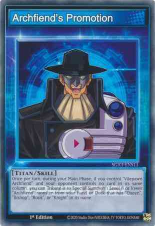 Archfiend's Promotion - SGX3-ENS13 - Common - 1st Edition