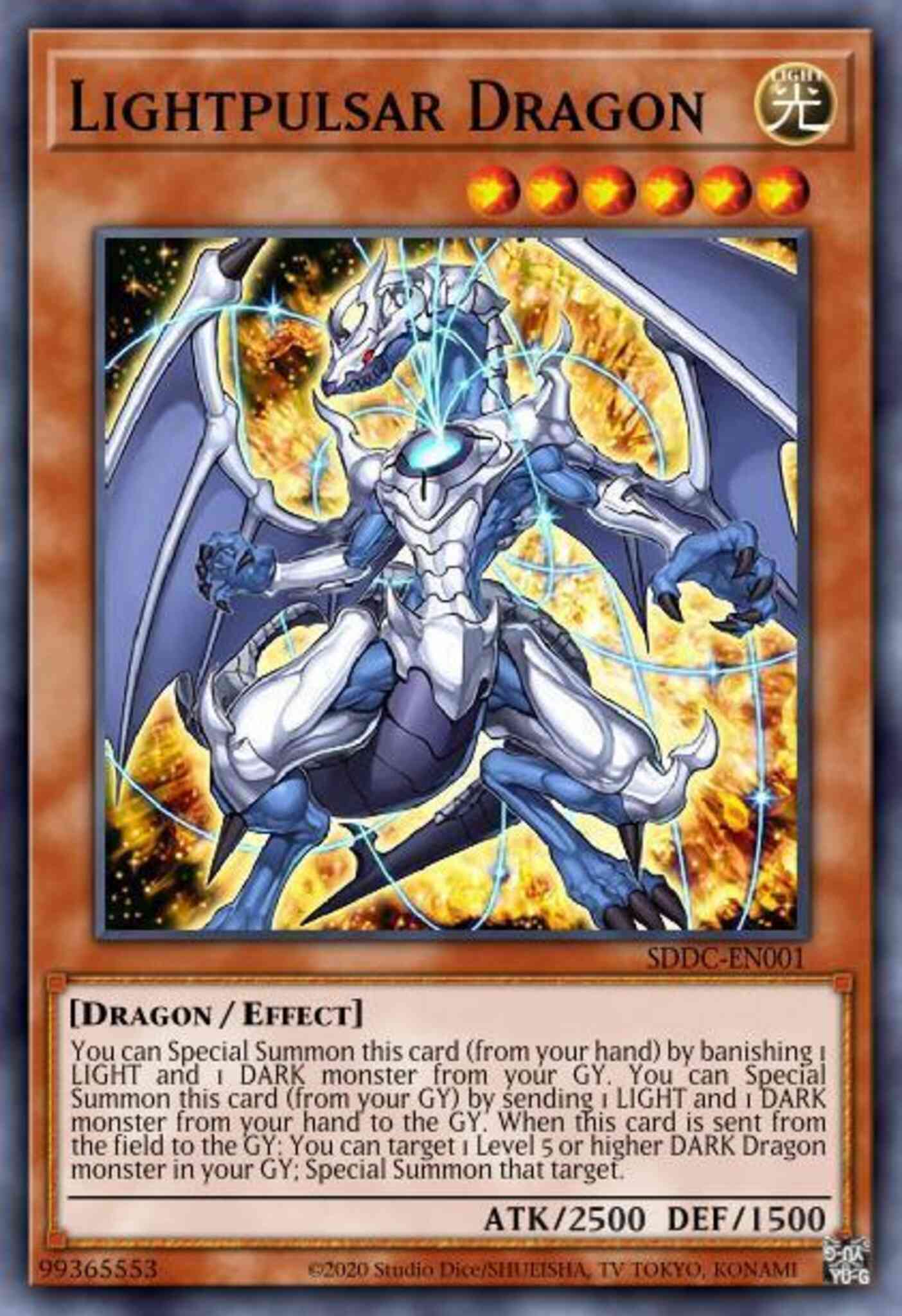Lightpulsar Dragon - SDDC-EN001 - Ultra Rare - Unlimited