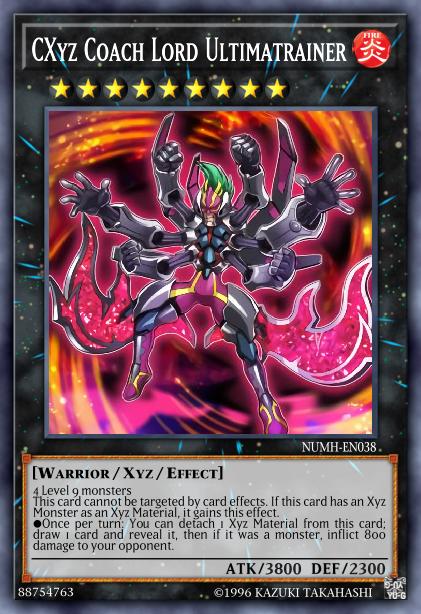CXyz Coach Lord Ultimatrainer - NUMH-EN038 - Secret Rare - 1st Edition