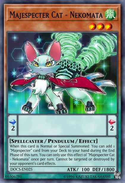 Majespecter Cat - Nekomata - MP16-EN125 - Super Rare - 1st Edition