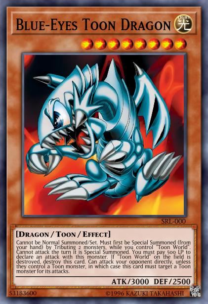 Blue-Eyes Toon Dragon - DB1-EN066 - Super Rare - Unlimited