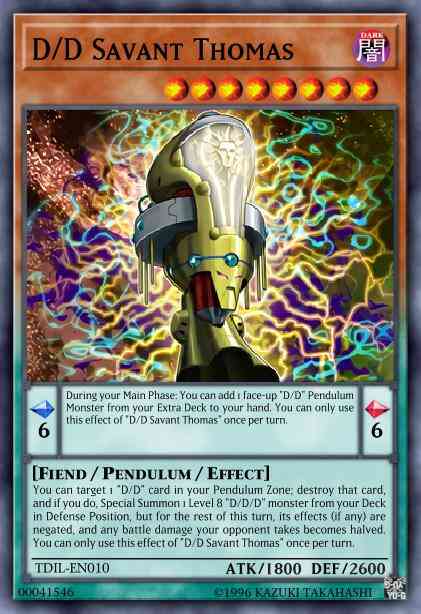 D/D Savant Thomas - MP17-EN065 - Rare - 1st Edition