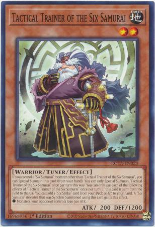 Tactical Trainer of the Six Samurai - ROTA-EN020 - Common - 1st Edition