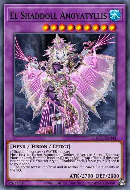 El Shaddoll Anoyatyllis - CROS-EN044 - Secret Rare - Unlimited