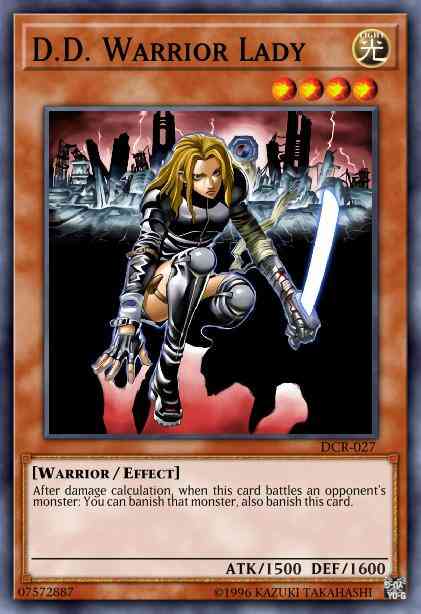 D.D. Warrior Lady - LCYW-EN215 - Rare - Unlimited