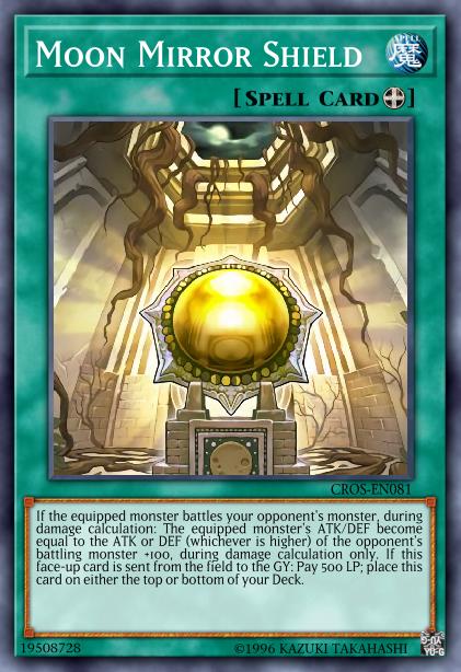 Moon Mirror Shield - CROS-EN081 - Rare - 1st Edition