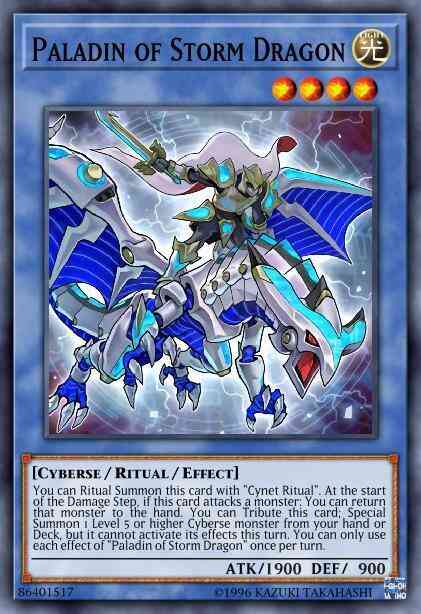 Paladin of Storm Dragon - CYHO-EN031 - Rare - Unlimited