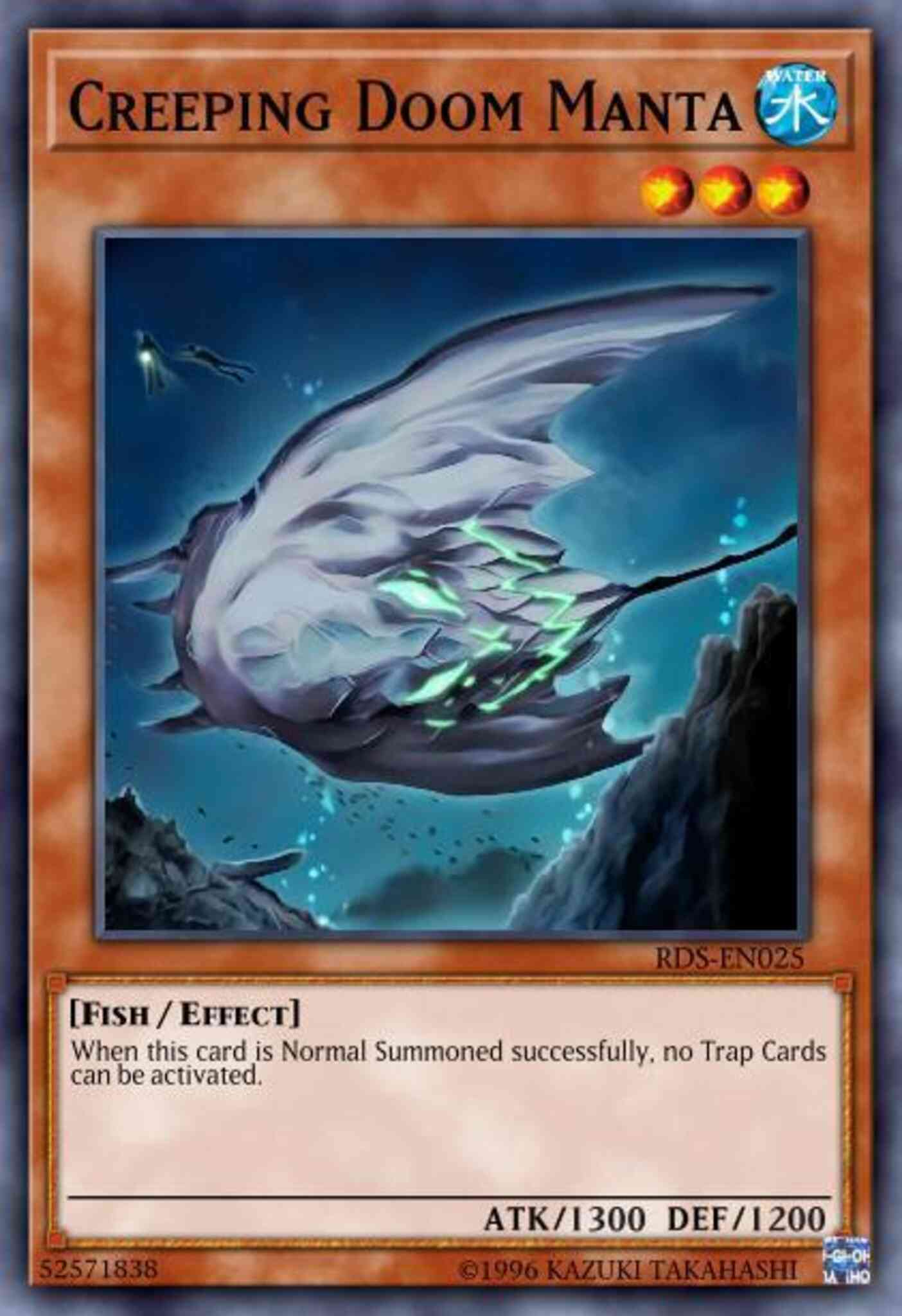 Creeping Doom Manta - SD4-EN014 - Common - 1st Edition