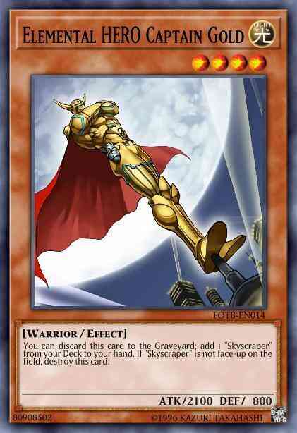 Elemental HERO Captain Gold - LCGX-EN026 - Common - Unlimited