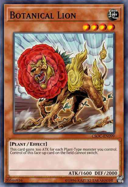 Botanical Lion - CSOC-EN099 - Super Rare - 1st Edition