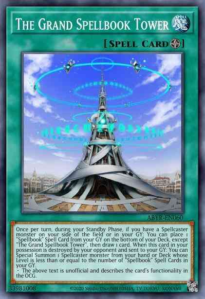 The Grand Spellbook Tower - ABYR-EN060 - Secret Rare - 1st Edition