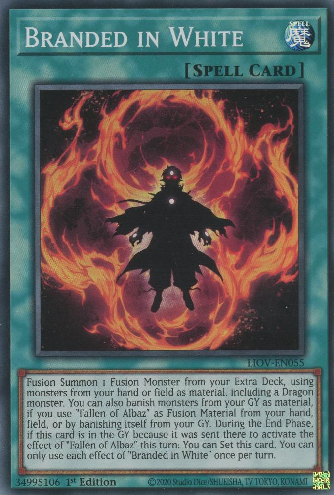 Branded in White - LIOV-EN055 - Super Rare - 1st Edition