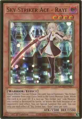 Sky Striker Ace - Raye - MGED-EN017 - Premium Gold Rare - 1st Edition