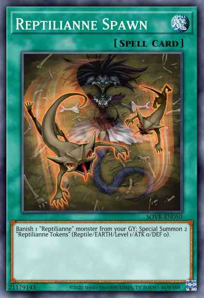 Reptilianne Spawn - SOVR-EN050 - Common - 1st Edition