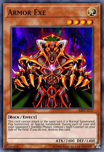 Armor Exe - MFC-075 - Rare - 1st Edition