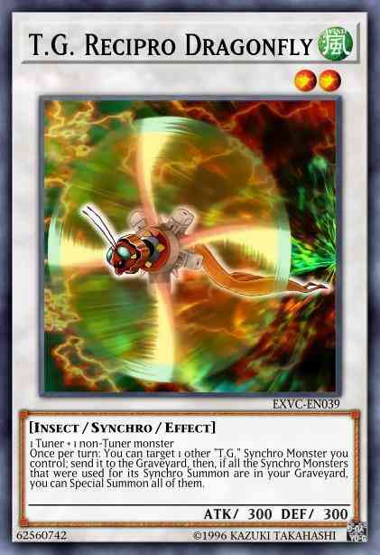 T.G. Recipro Dragonfly - EXVC-EN039 - Rare - Unlimited