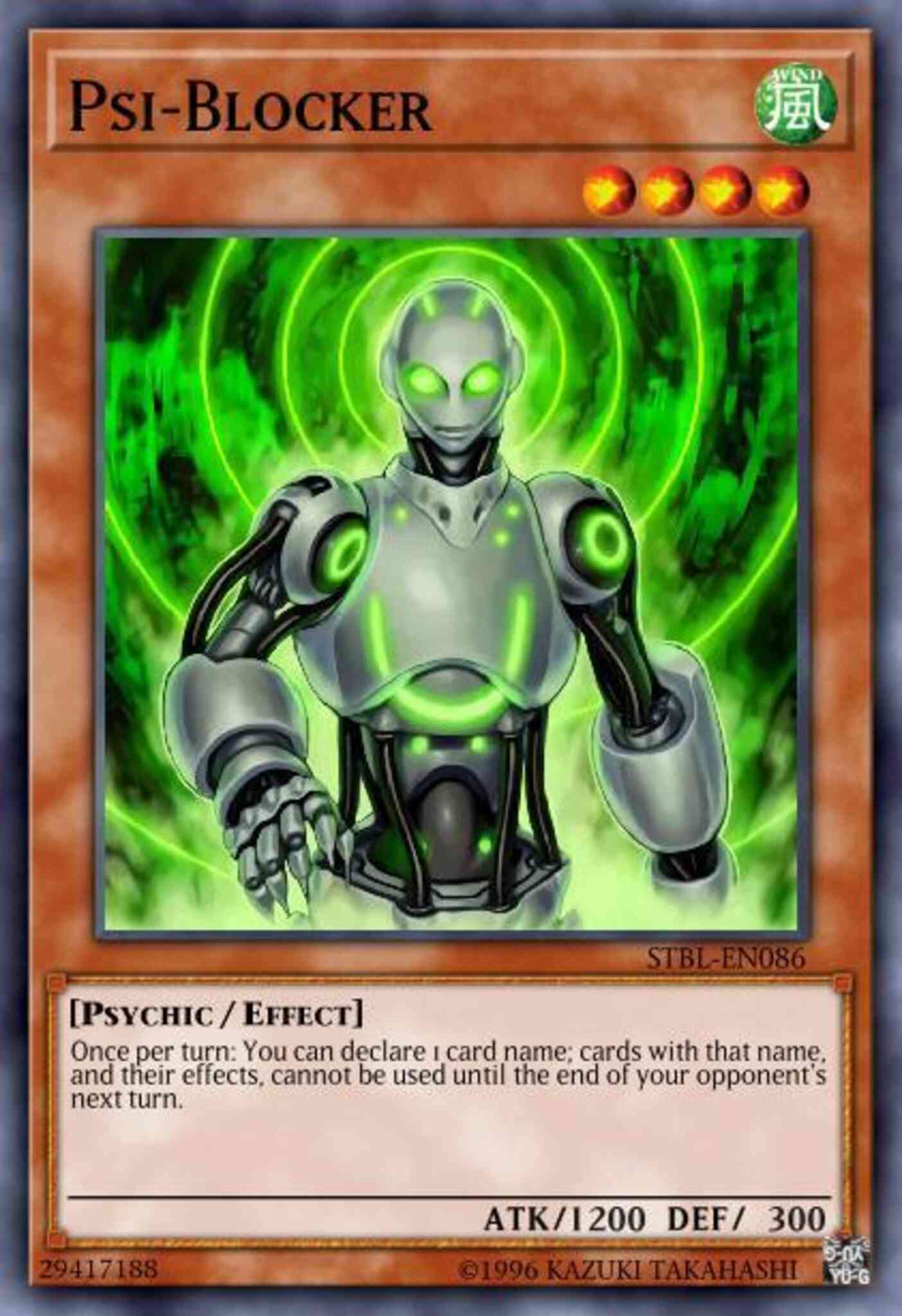 Psi-Blocker - BP01-EN220 - Starfoil Rare - 1st Edition