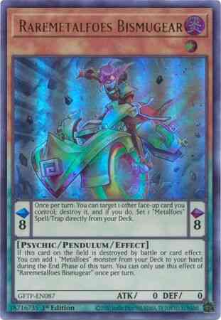 Raremetalfoes Bismugear - GFTP-EN087 - Ultra Rare - 1st Edition