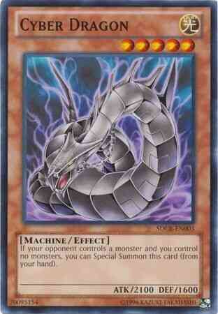 Cyber Dragon (Black) - SDCR-EN003 - Common - 1st Edition