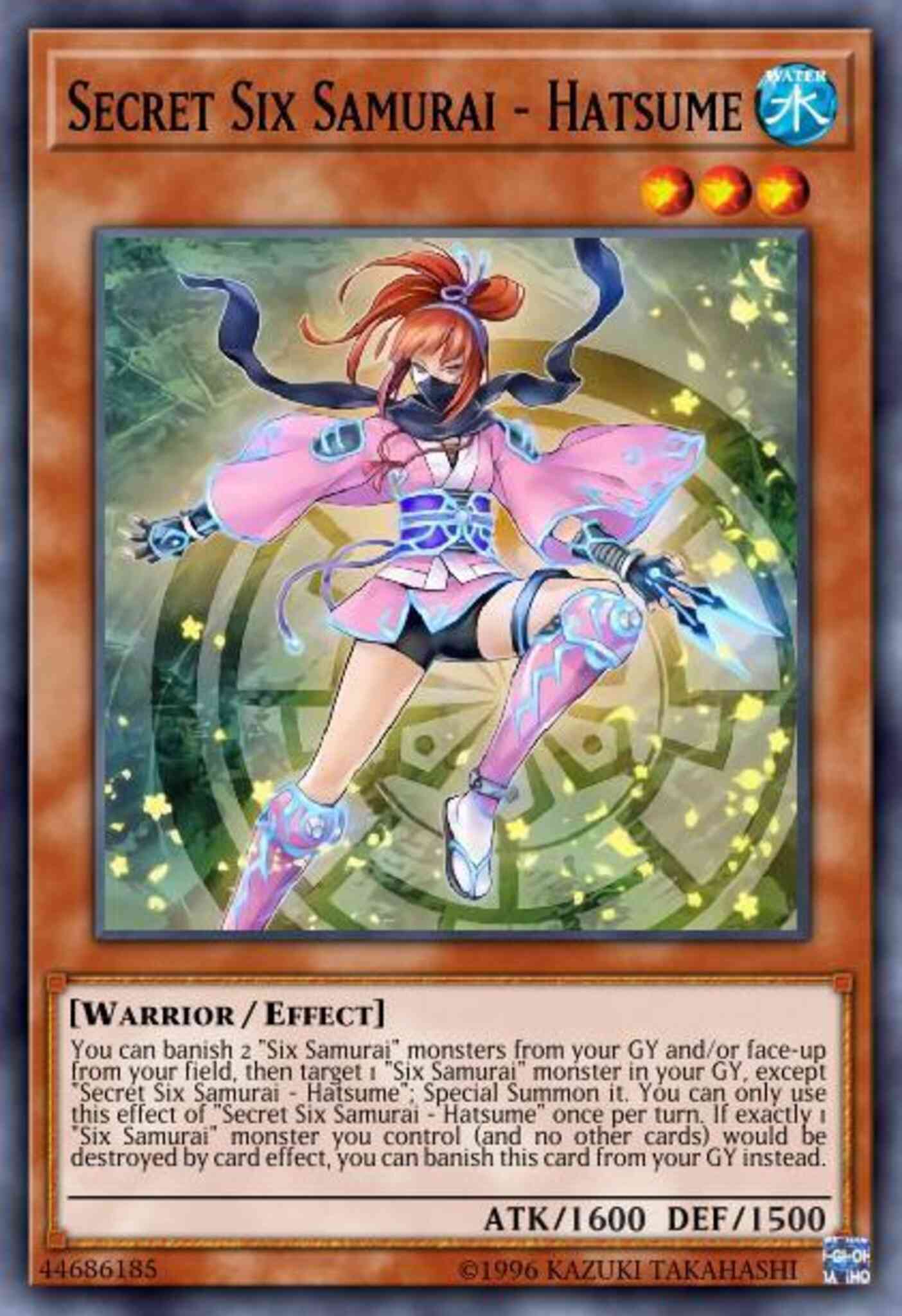 Secret Six Samurai - Hatsume - SPWA-EN003 - Secret Rare - 1st Edition