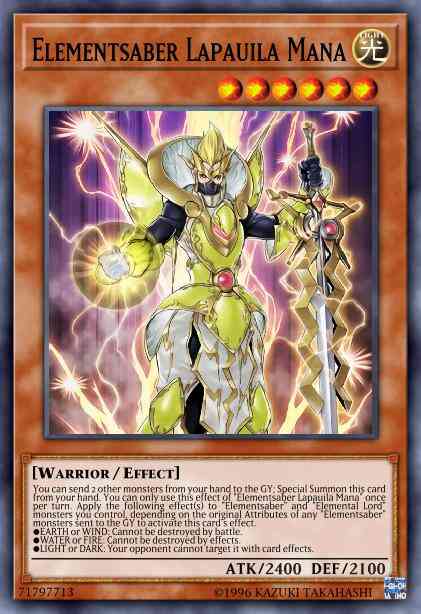 Elementsaber Lapauila Mana - FLOD-EN025 - Super Rare - Unlimited