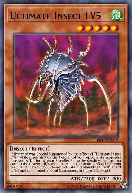 Ultimate Insect LV5 - FET-EN007 - Ultimate Rare - 1st Edition